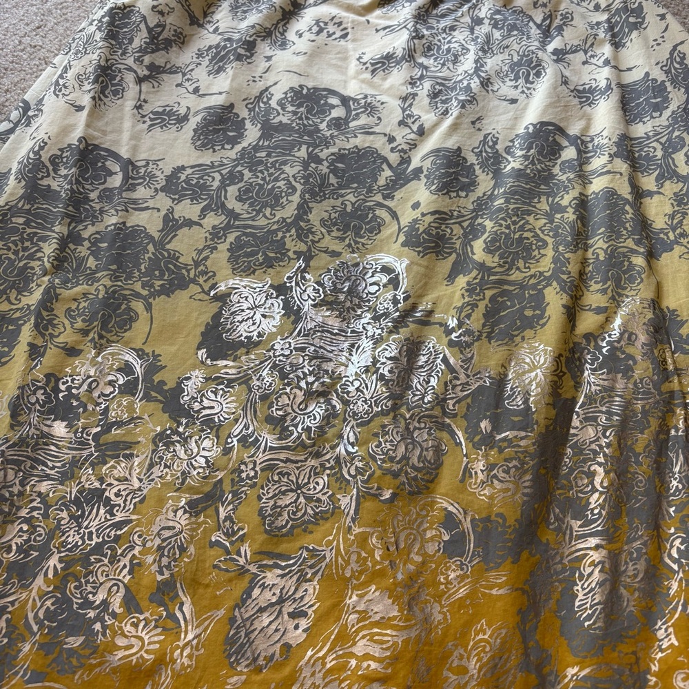 Isda & Co Yellow & Silver Floral Skirt - Picture 3 of 8